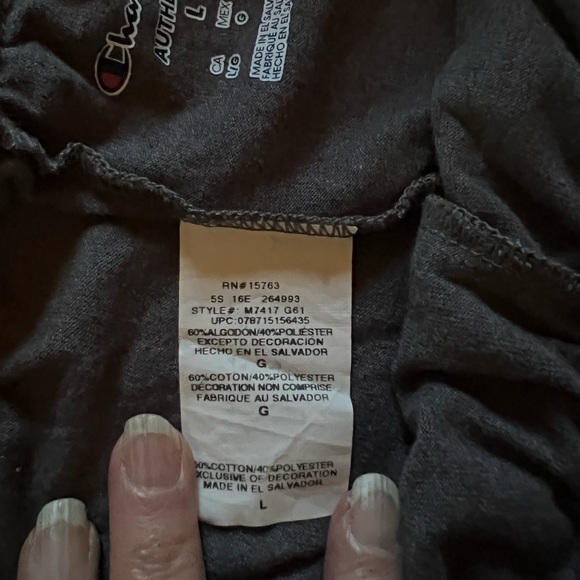 EUC Champion gray shorts (L) - Picture 4 of 5